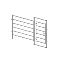 <strong><span style="background-color:#f39c12;">BATEMAN</span></strong> - Solid storfegrind med d&oslash;r for gjennomgang av personell eller sm&aring; dyr.