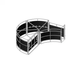 <strong><span style="background-color:#f39c12;">BATEMAN</span></strong> - karusell som f&oslash;rer dyrene sikkert og effektivt inn i behandlingsboksen.   <br />
 