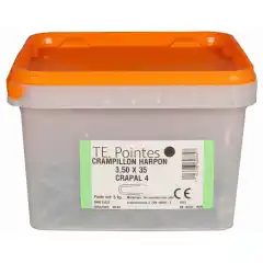 Solide kramper - ca 1250 stk