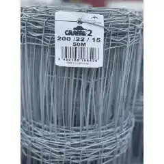 <span style="color:#000000;"><strong><span style="background-color:#3498db;">FJERMESTAD</span></strong></span> - Netting med Crapal 2 galvanisering.